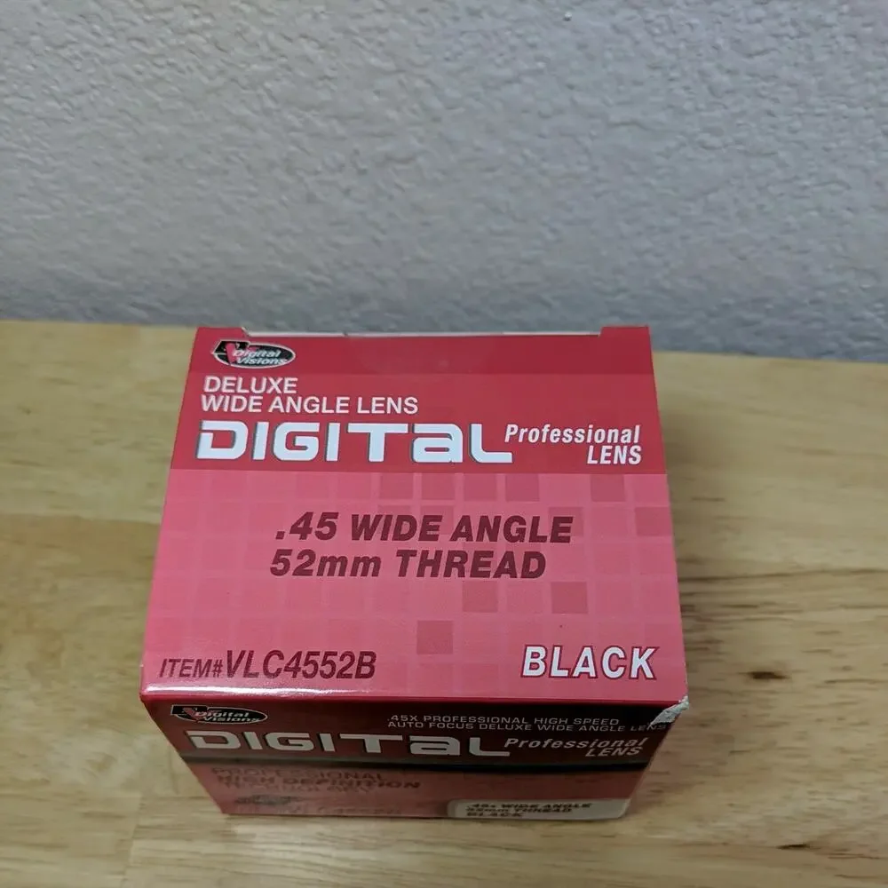Digital Visions .45 WIDE ANGLE 52mm THREAD - Digital‎ Professional lens